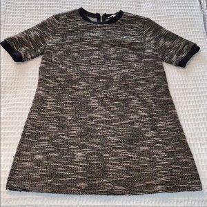 EUC - B&W “Tweed” Style Dress